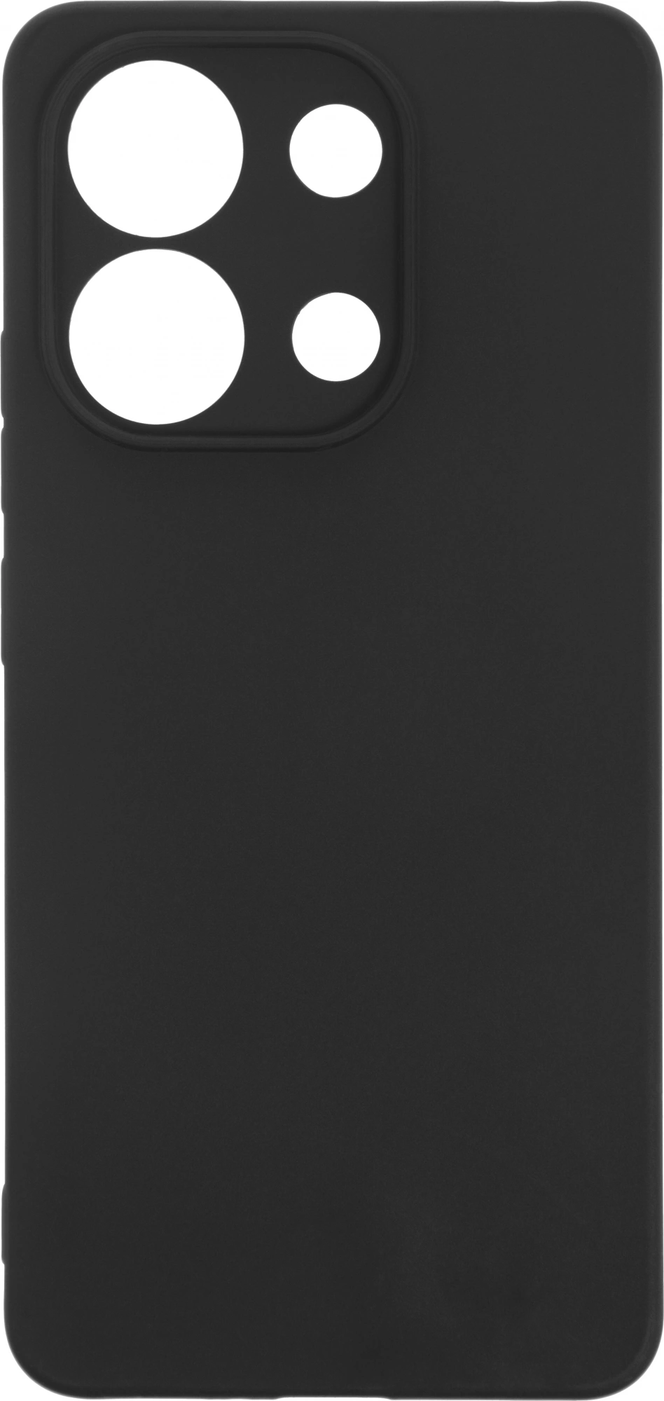 Чехол (клип-кейс) BoraSCO для Xiaomi Redmi Note 13 4G Silicone Case черный (73005)
