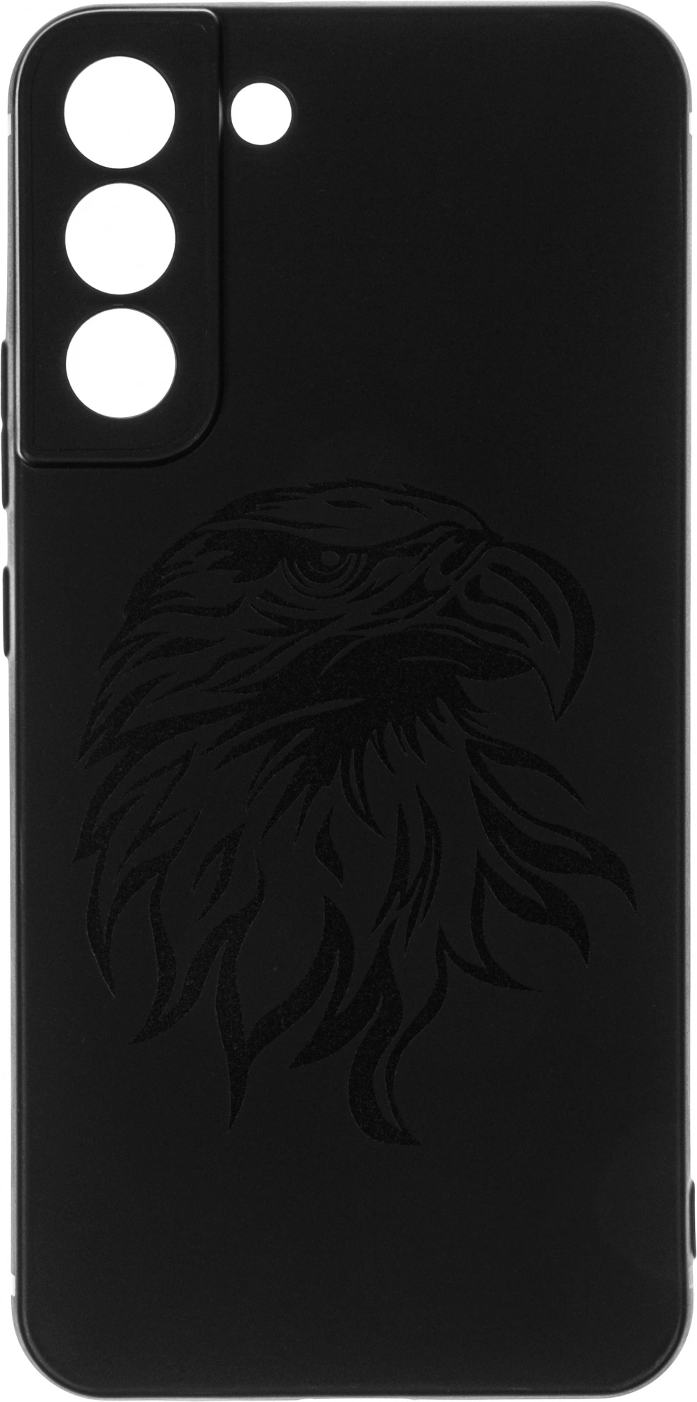 Чехол (клип-кейс) BoraSCO для Samsung Galaxy S22+ ArtWorks черный/рисунок (51132)