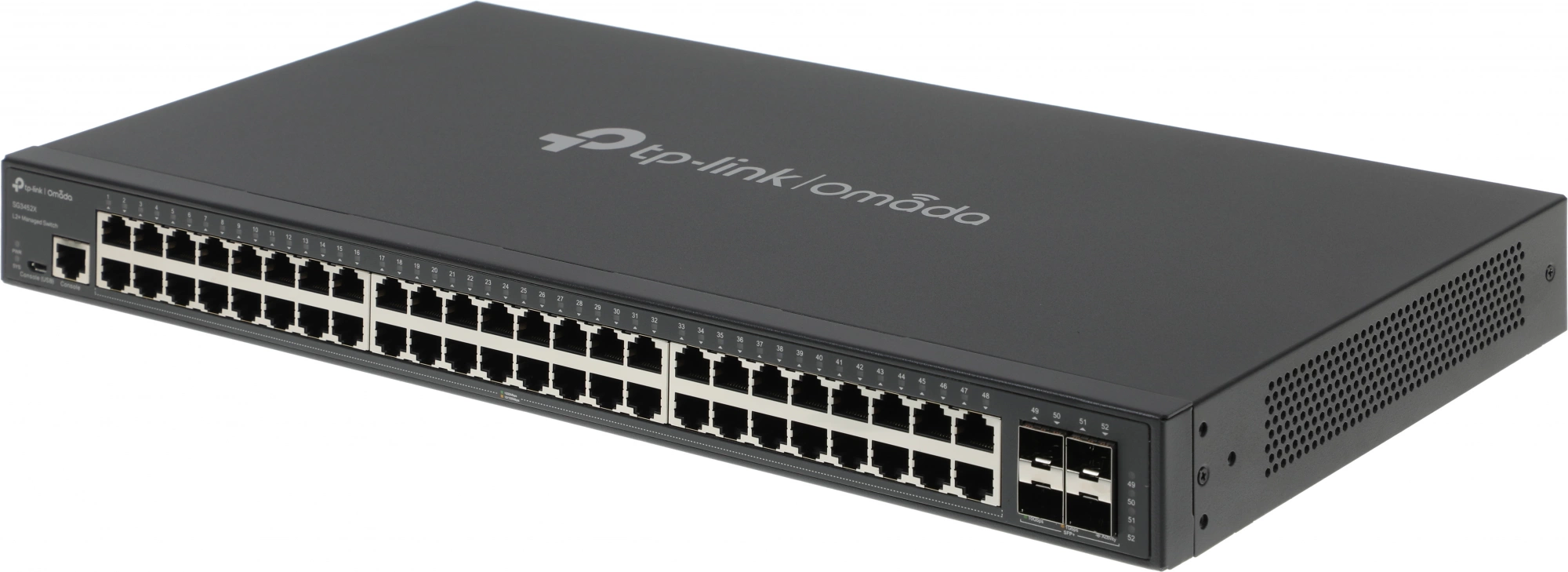 Коммутатор TP-Link SG3452X (L2+) 48x1Гбит/с 4SFP+ управляемый