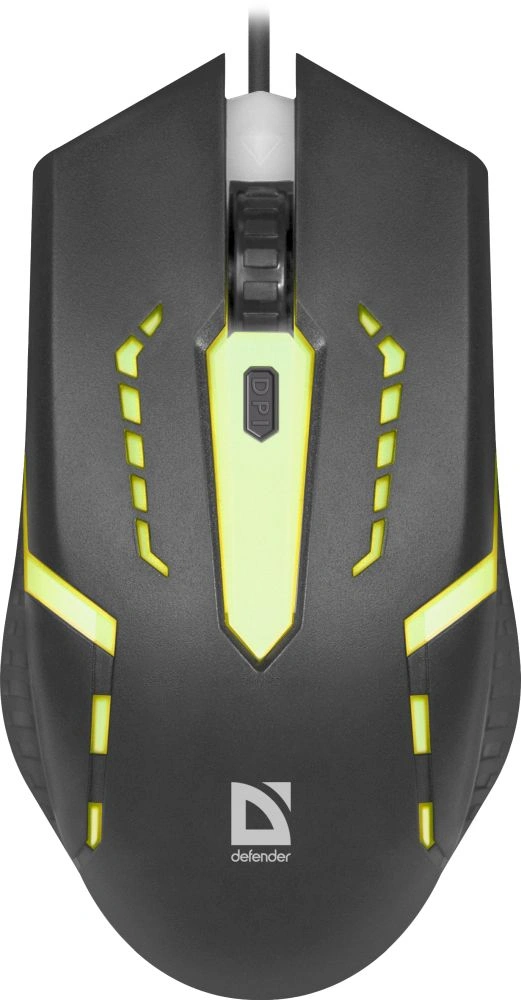 Мышь Defender Hit MB-601 черный оптическая 1200dpi USB 3but (52601)