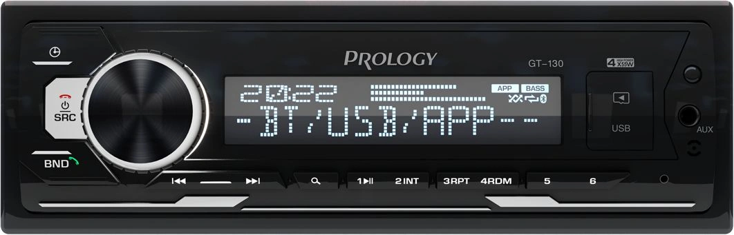 Автомагнитола Prology GT-130 1DIN 4x55Вт v4.2 ПДУ (PRGT130)