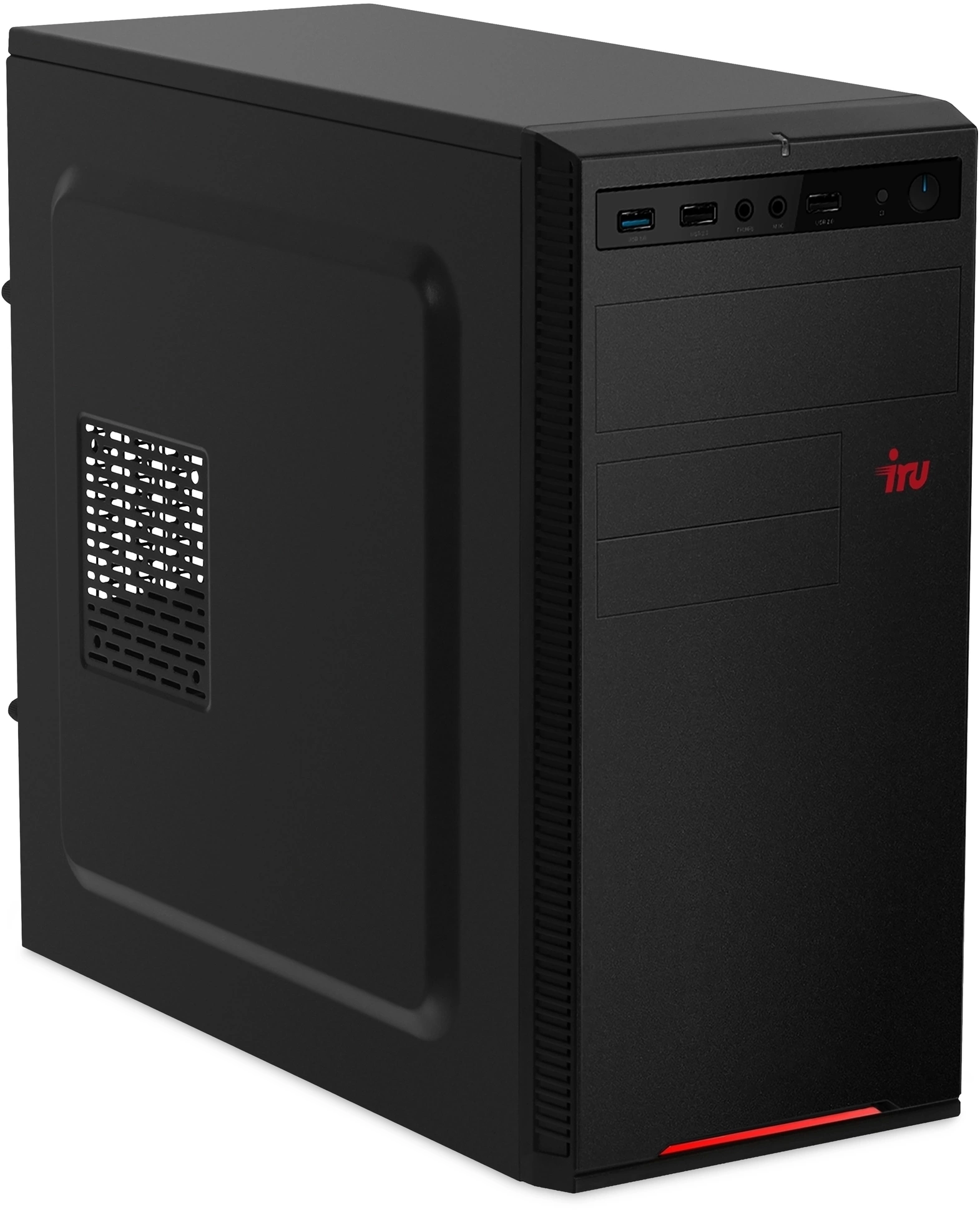 ПК IRU Опал 615 MT i5 12400 (2.5) 16Gb SSD256Gb UHDG 730 FreeDOS GbitEth 400W мышь клавиатура черный (RUS) (2082920)