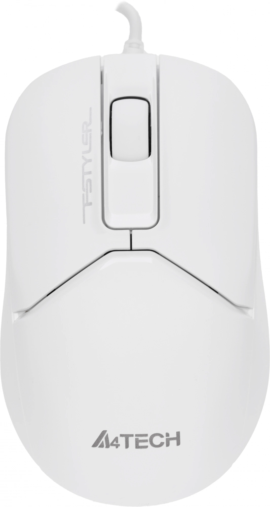 Мышь A4Tech Fstyler FM12S белый оптическая 1200dpi silent USB 3but (FM12S WHITE)