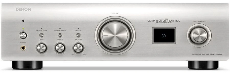 Усилитель Интегральный Denon PMA-1700N стерео полупроводниковый серебристый