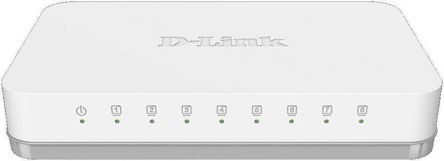 Коммутатор D-Link DGS-1008A/F1A 8x1Гбит/с неуправляемый