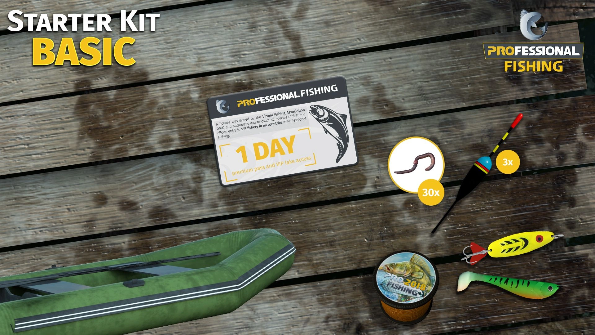 Дополнение к игре для ПК Ultimate Games Professional Fishing: Starter Kit Basic (6+)