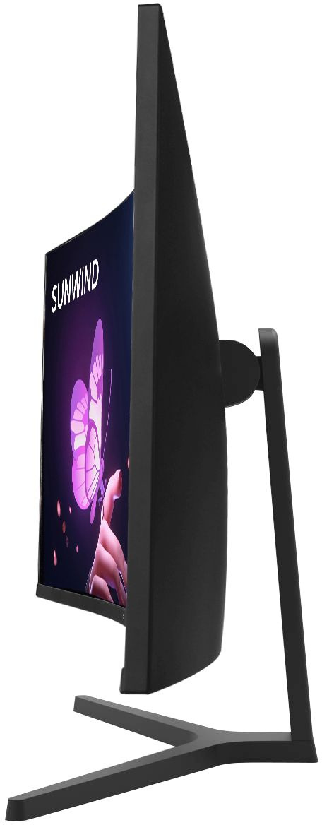 Монитор SunWind 34" SM-34QV401 черный VA LED 1ms 21:9 HDMI матовая 300cd 178гр/178гр 3440x1440 165Hz G-Sync DP WQ 5.6кг
