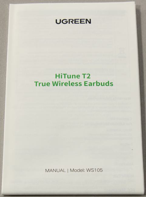 Наушники с микрофоном UGREEN HiTune T2 Earbuds White (Bluetooth5.0) <80652>
