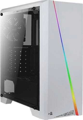 Корпус Aerocool Cylon белый без БП ATX 5x120mm 2xUSB2.0 1xUSB3.0 audio CardReader bott PSU