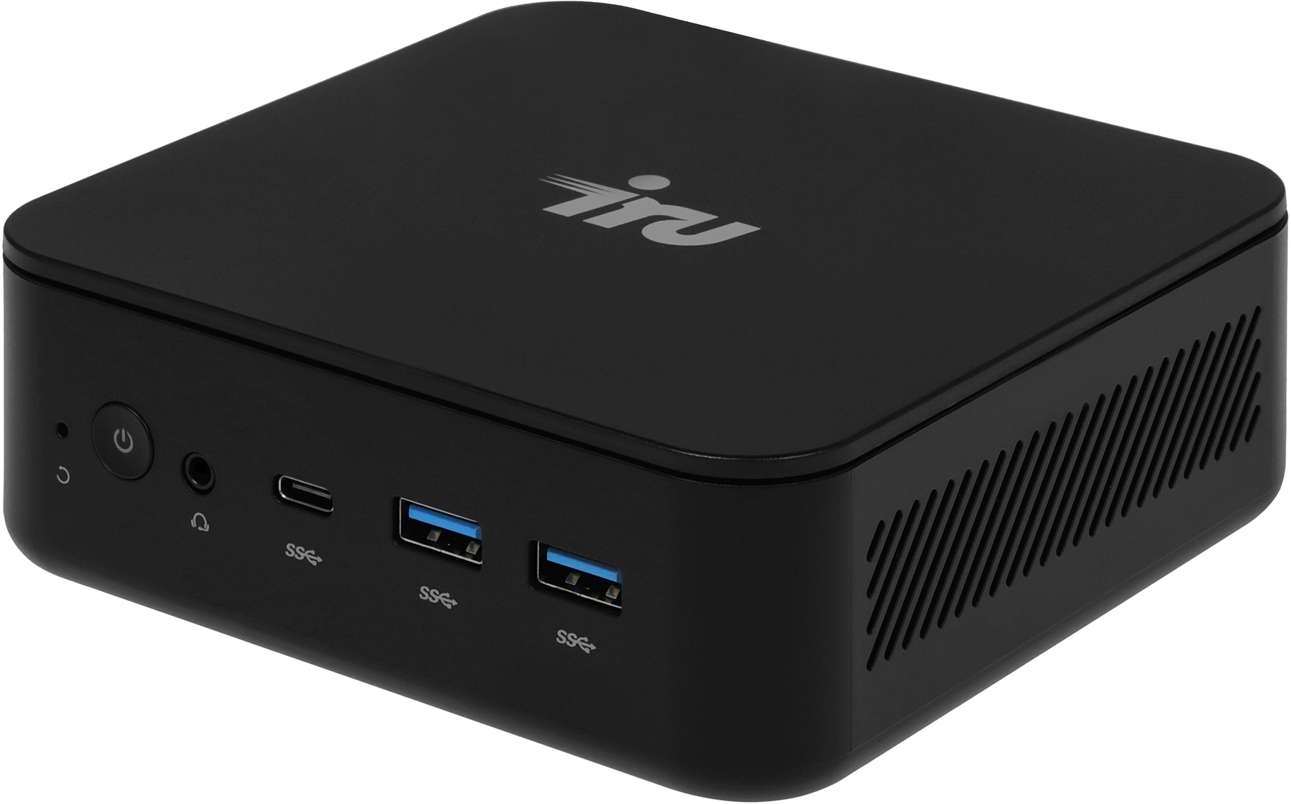 Неттоп IRU Planio 325 Ryzen 5 3500U (2.1) 8Gb SSD256Gb Vega 8 Windows 11 Pro GbitEth WiFi BT 65W черный (2105308)
