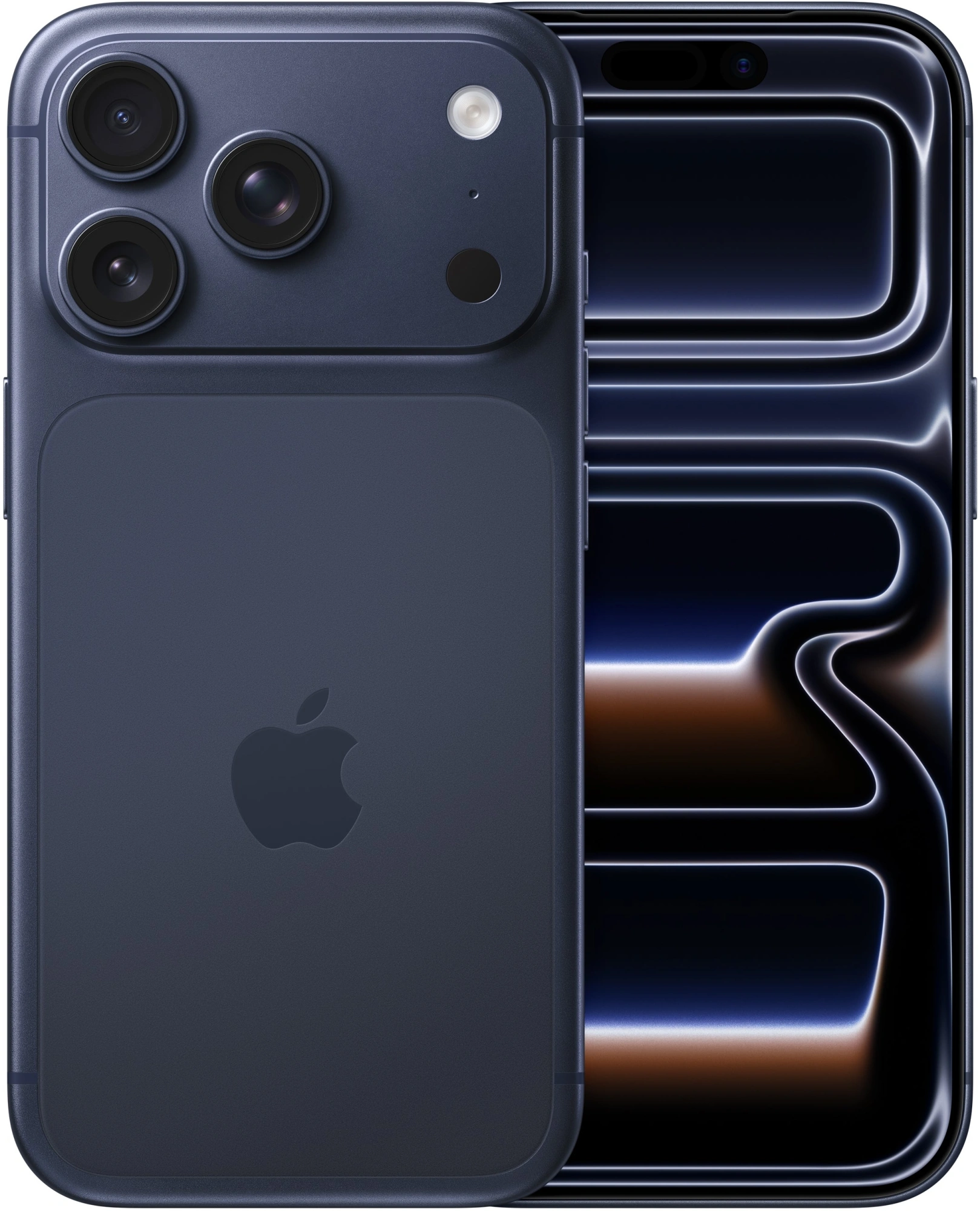 Смартфон Apple A3523 iPhone 17 Pro 1Tb темно-синий моноблок 3G 4G 1Sim 6.3" 1206x2622 iOS 26 48Mpix 802.11 a/b/g/n/ac/ax/be NFC GPS Protect