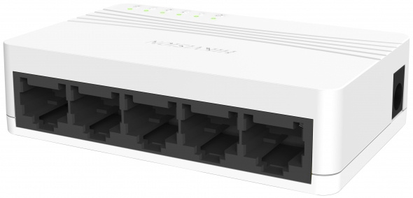 Коммутатор Hikvision DS-3E0105D-O (L2) 5x100Мбит/с неуправляемый
