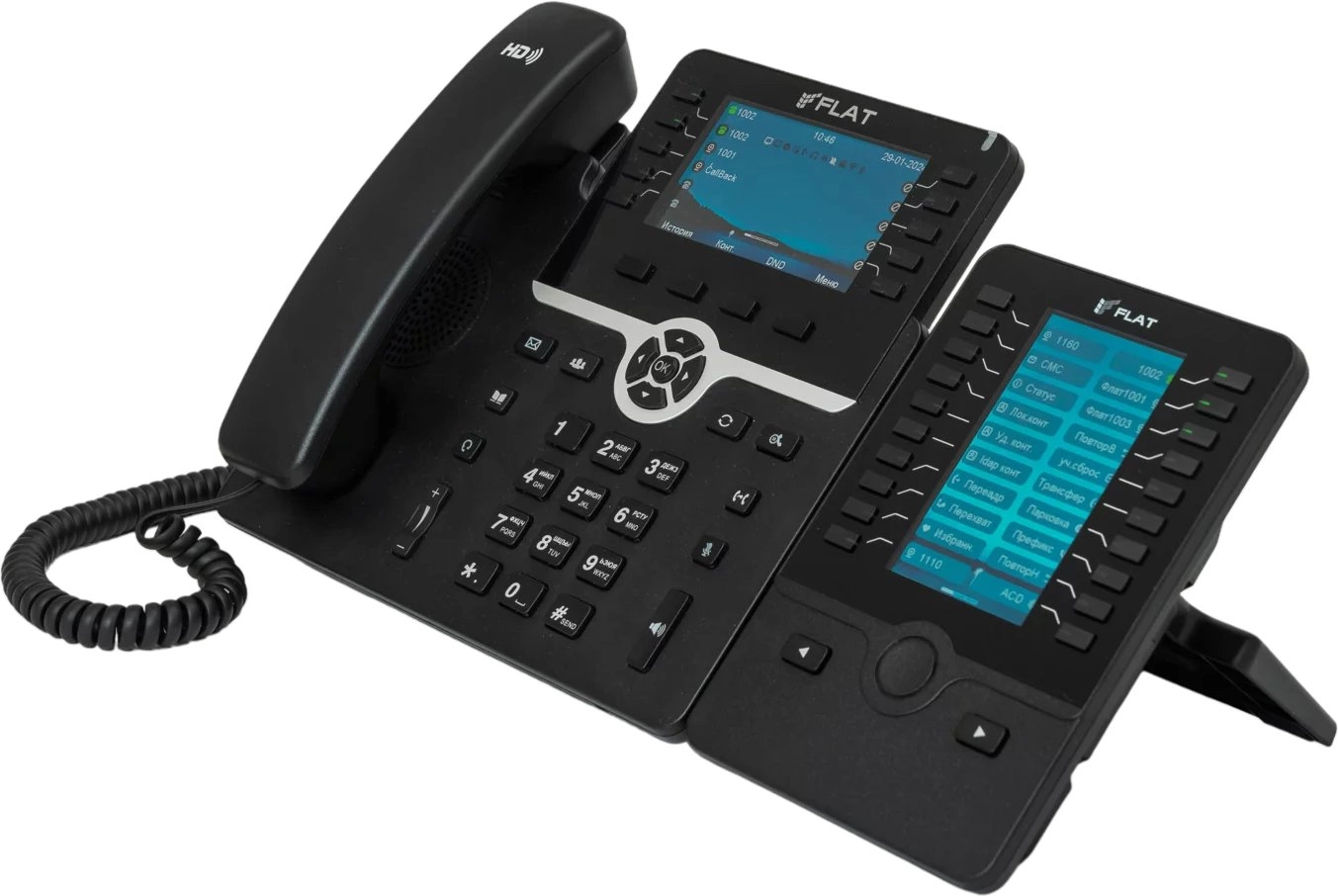 Телефон IP Флат Flat-Phone-B10   черный
