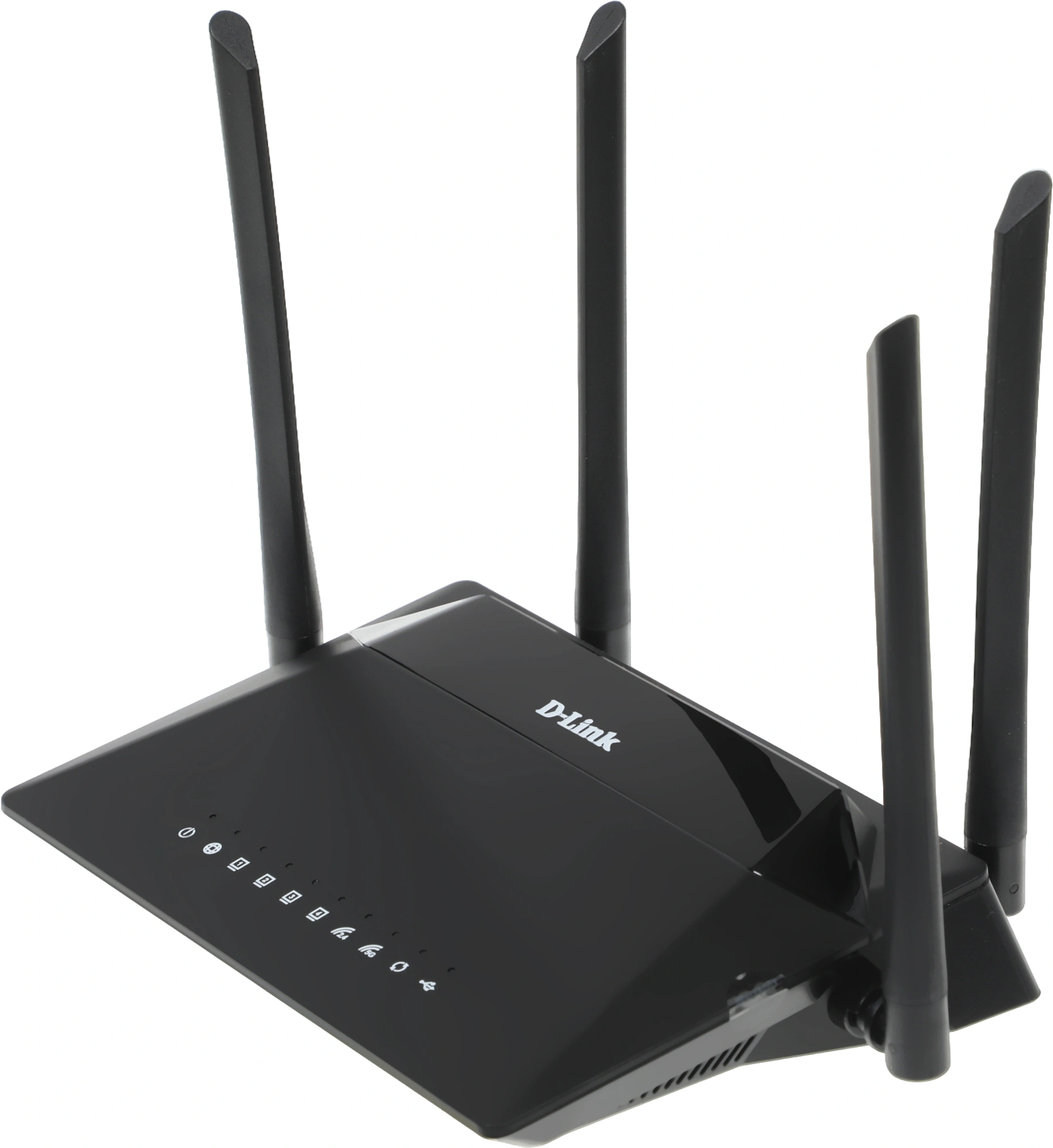 Роутер беспроводной D-Link DIR-853/URU/R3A AC1200 10/100/1000BASE-TX/4G ready черный