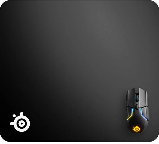 Коврик для мыши Steelseries QcK+ Большой черный 450x400x2мм (63003)