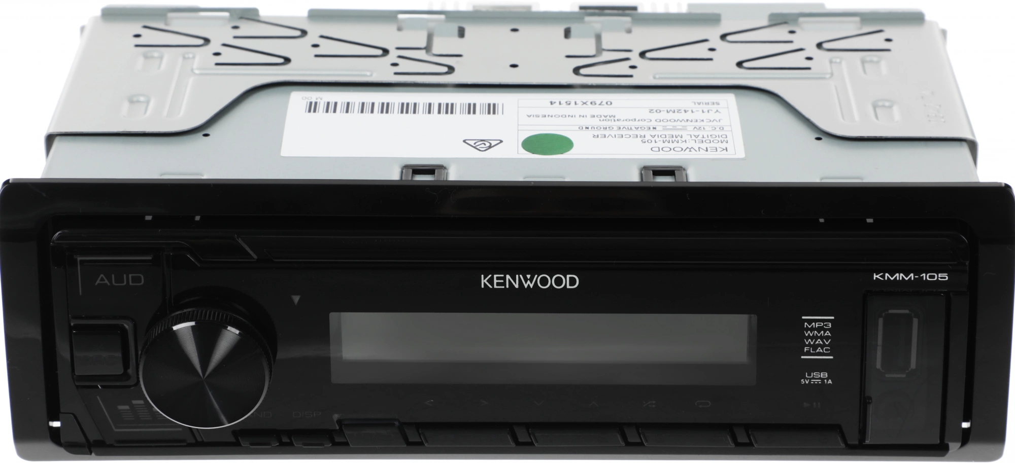 Автомагнитола Kenwood KMM-105 1DIN 4x50Вт USB 2.0 AUX 1 RDS