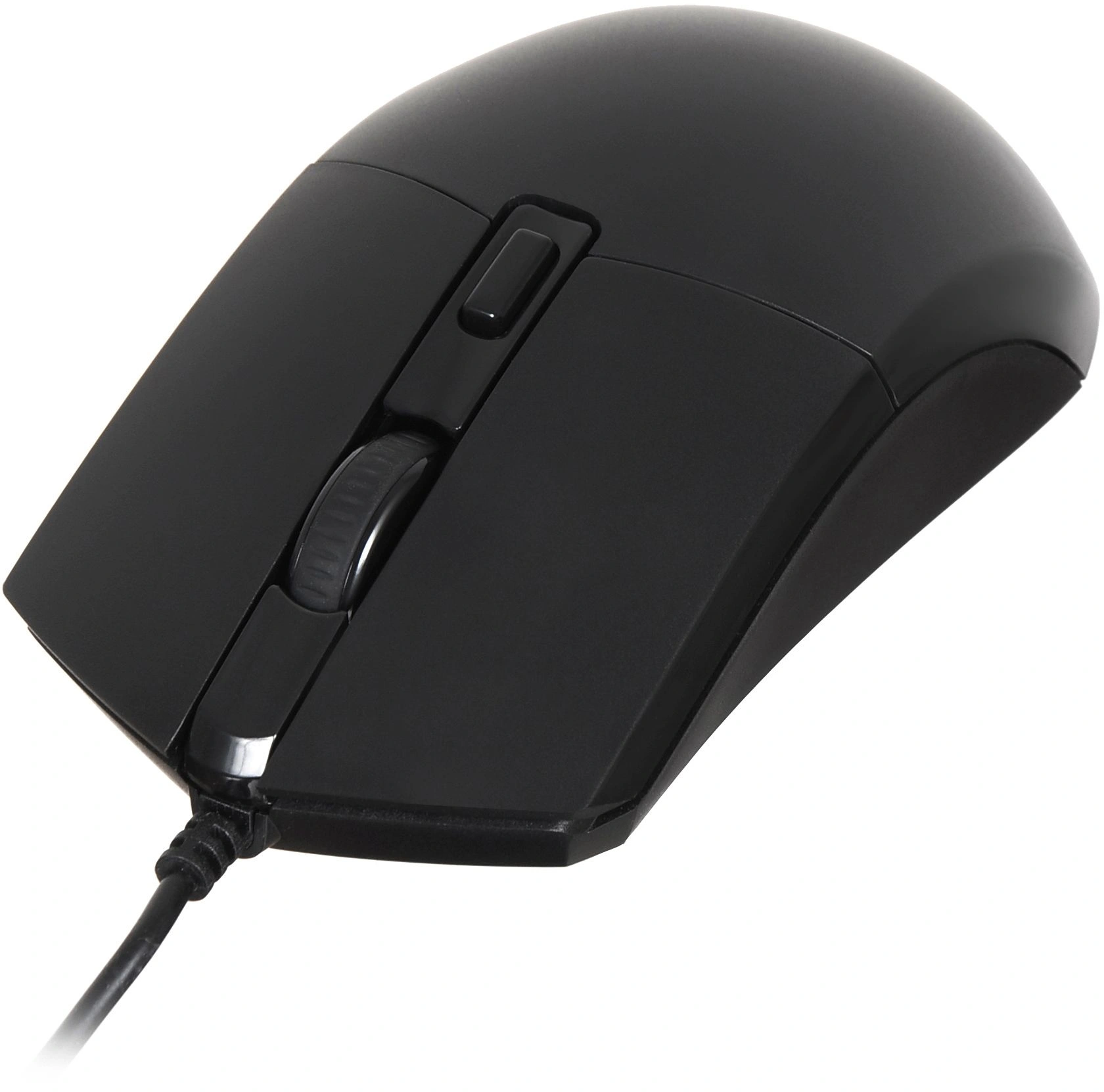 Мышь Оклик 207M черный оптическая 2400dpi USB 4but (1474598)