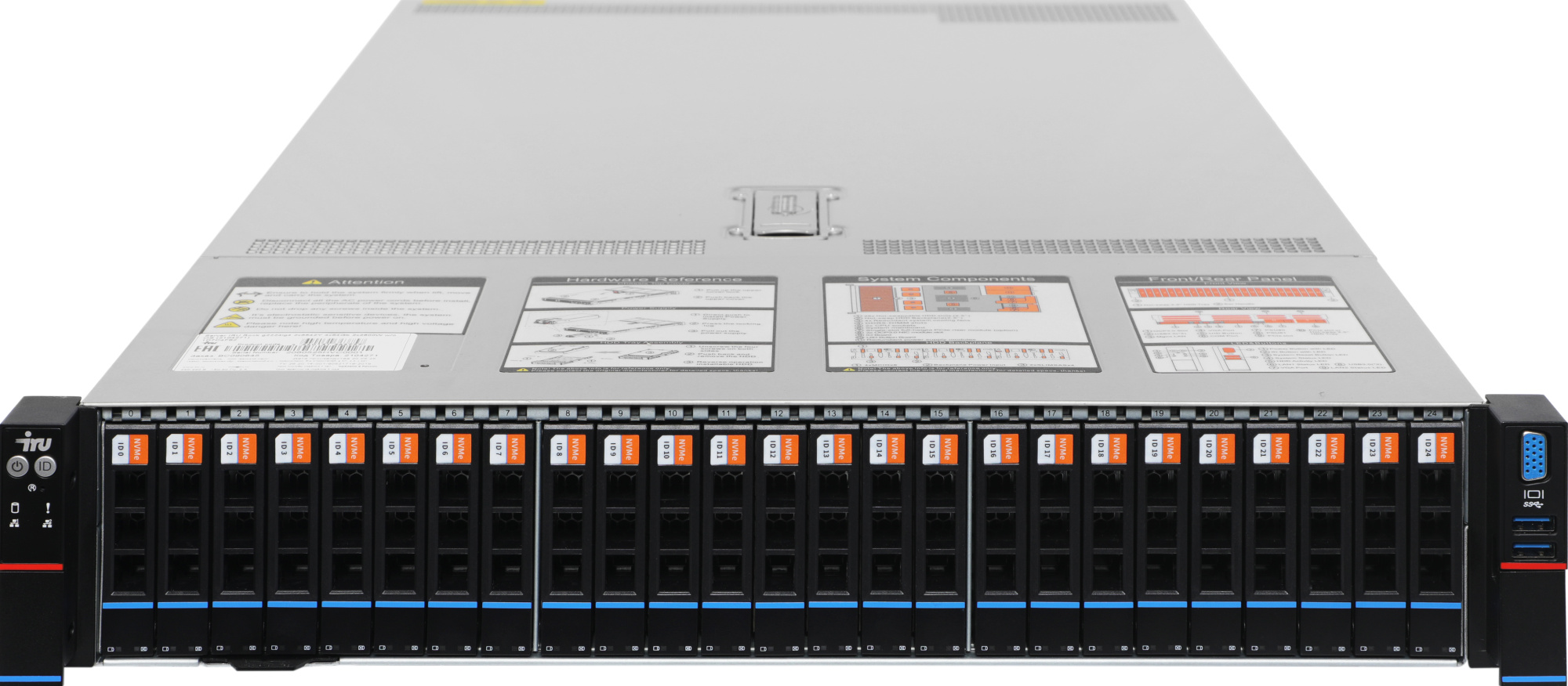 Сервер IRU Rock g2224ig4 2x6542Y 4x64Gb AST2600 4P 10G 2x2600W w/o OS (2104271)