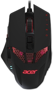 Мышь Acer Nitro NMW810 RGB черный оптическая 4000dpi USB 7but (NP.MCE11.00G)