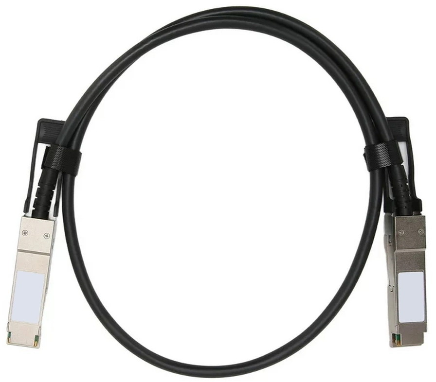 Кабель DAC ACD ACD-DA-QSFP28-QSFP28-1m 100Гбит/с Cu пассив. 1м черный QSFP28-QSFP28