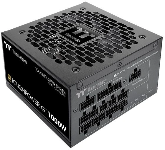 Блок питания Thermaltake ATX 1000W Toughpower GT Gen.5 80+ gold 24pin APFC 120mm fan 12xSATA Cab Manag RTL