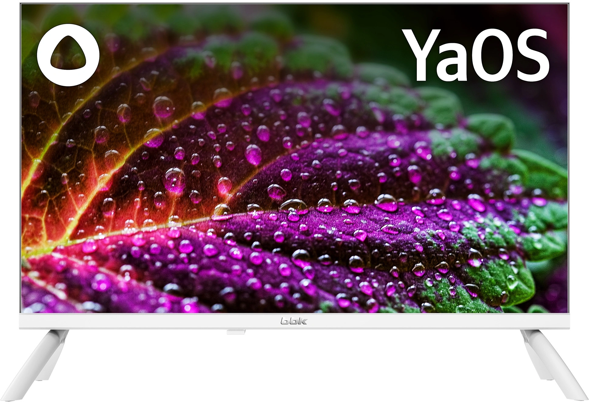 Телевизор LED BBK 24" 24LEX-7242/TS2C (W) Яндекс.ТВ Frameless белый HD 60Hz DVB-T2 DVB-C DVB-S DVB-S2 USB WiFi Smart TV (RUS)