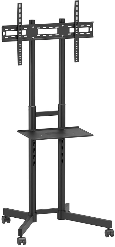 Стойка для телевизора Kromax OMEGA-15 черный 32"-70" макс.50кг напольный мобильный