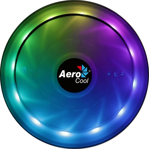 Устройство охлаждения(кулер) Aerocool Core Plus ARGB Soc-AM5/AM4/1200/1700/1851 черный 4-pin 15-25dB Al 110W 305gr Ret (CORE PLUS ARGB PWM 4P)