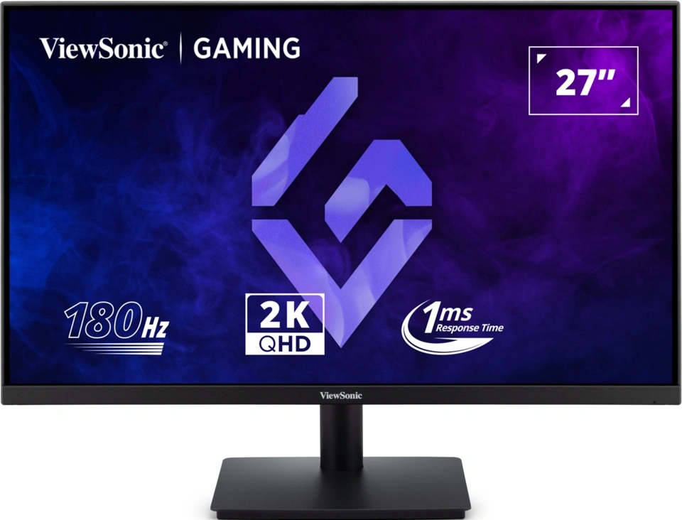 Монитор ViewSonic 27" VX27G1-2K черный IPS LED 16:9 HDMI матовая 1000:1 300cd 178гр/178гр 2560x1440 180Hz DP QHD 3.1кг