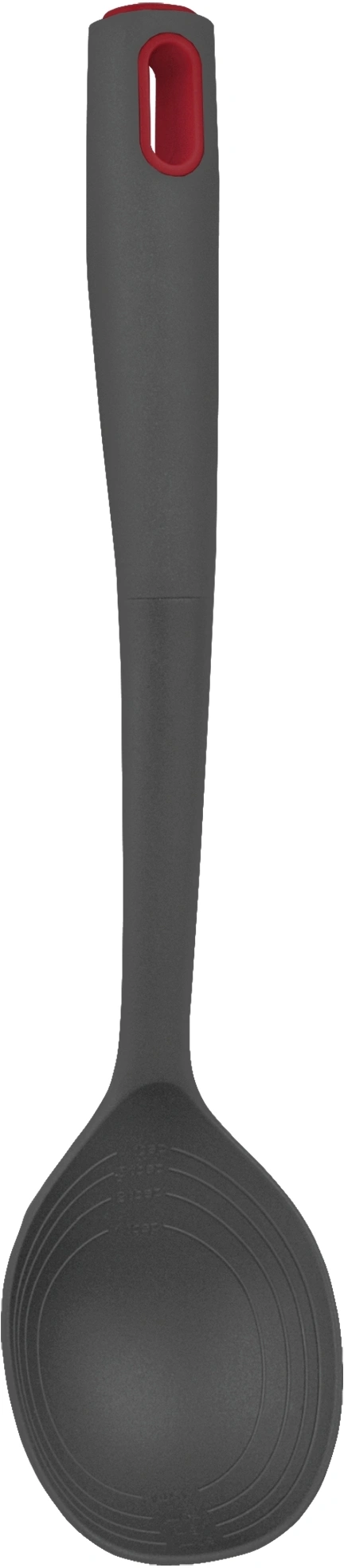 Ложка для первых/вторых блюд Rondell Stripes RD-1623 серый/красный упак.:картонная подложка