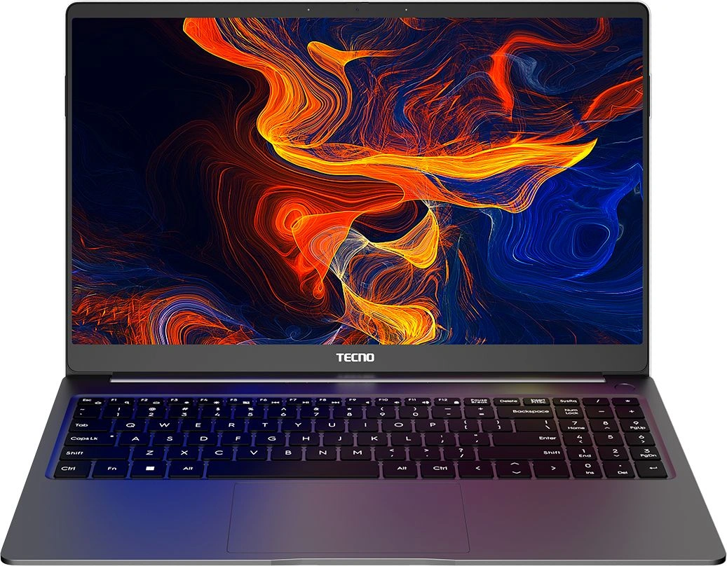 Ноутбук Tecno MegaBook T1 Core i5 12450H 16Gb SSD512Gb Intel UHD Graphics 15.6" IPS FHD (1920x1080) без ОС grey WiFi BT Cam 6060mAh (71003300161)