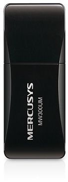 Сетевой адаптер Wi-Fi Mercusys MW300UM N300 USB 2.0