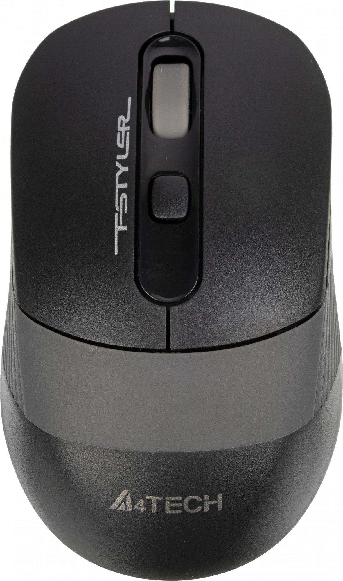 Мышь A4Tech Fstyler FG10S черный/серый оптическая 2000dpi silent беспров. USB для ноутбука 4but (FG10S GREY)