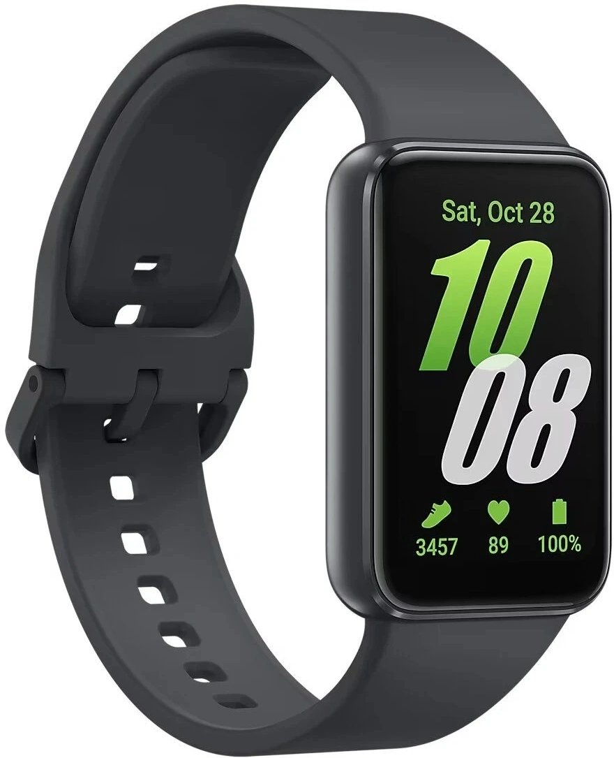 Смарт-часы Samsung Galaxy Fit 3 SM-R390 1.6" AMOLED корп.графитовый рем.графитовый разм.брасл.:M/L (SM-R390NZAAMEA)