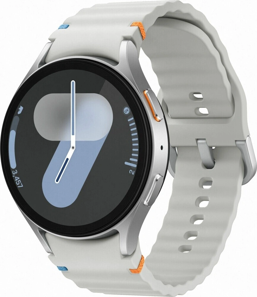 Смарт-часы Samsung Galaxy Watch 7 44мм 1.5" AMOLED корп.серебристый рем.серебристый (SM-L310NZSAMEA)