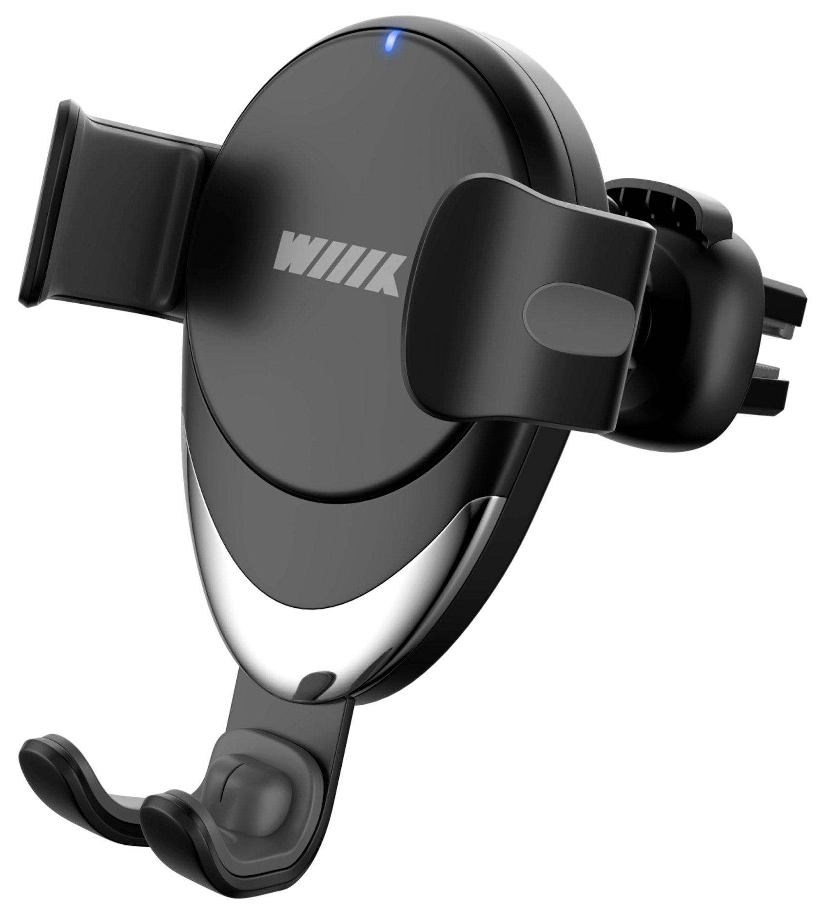 Держатель Wiiix CW-46V беспров.з/у. черный для смартфонов