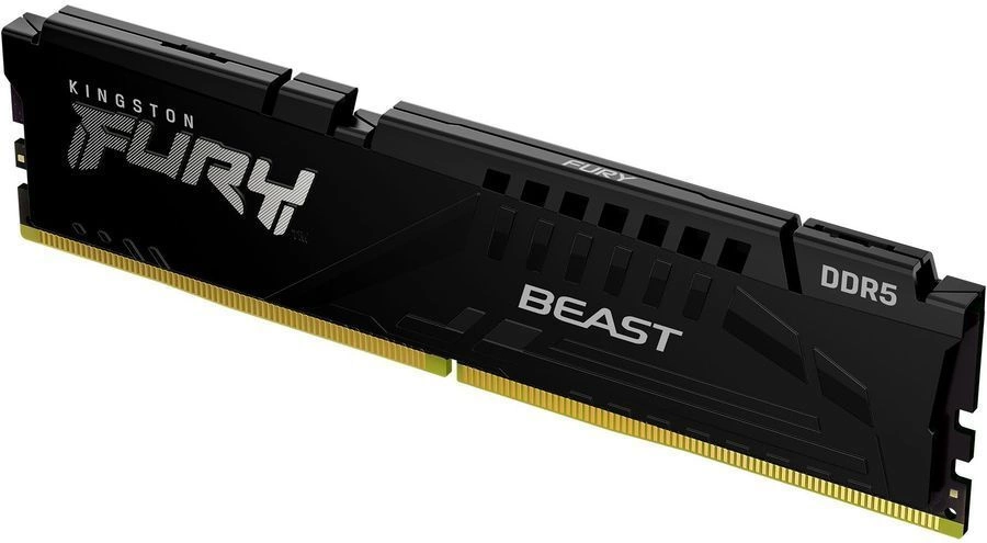 Память DDR5 32GB 6000MHz Kingston KF560C30BBE-32 Fury Beast RTL Gaming PC5-48000 CL30 DIMM 288-pin 1.4В kit single rank с радиатором Ret