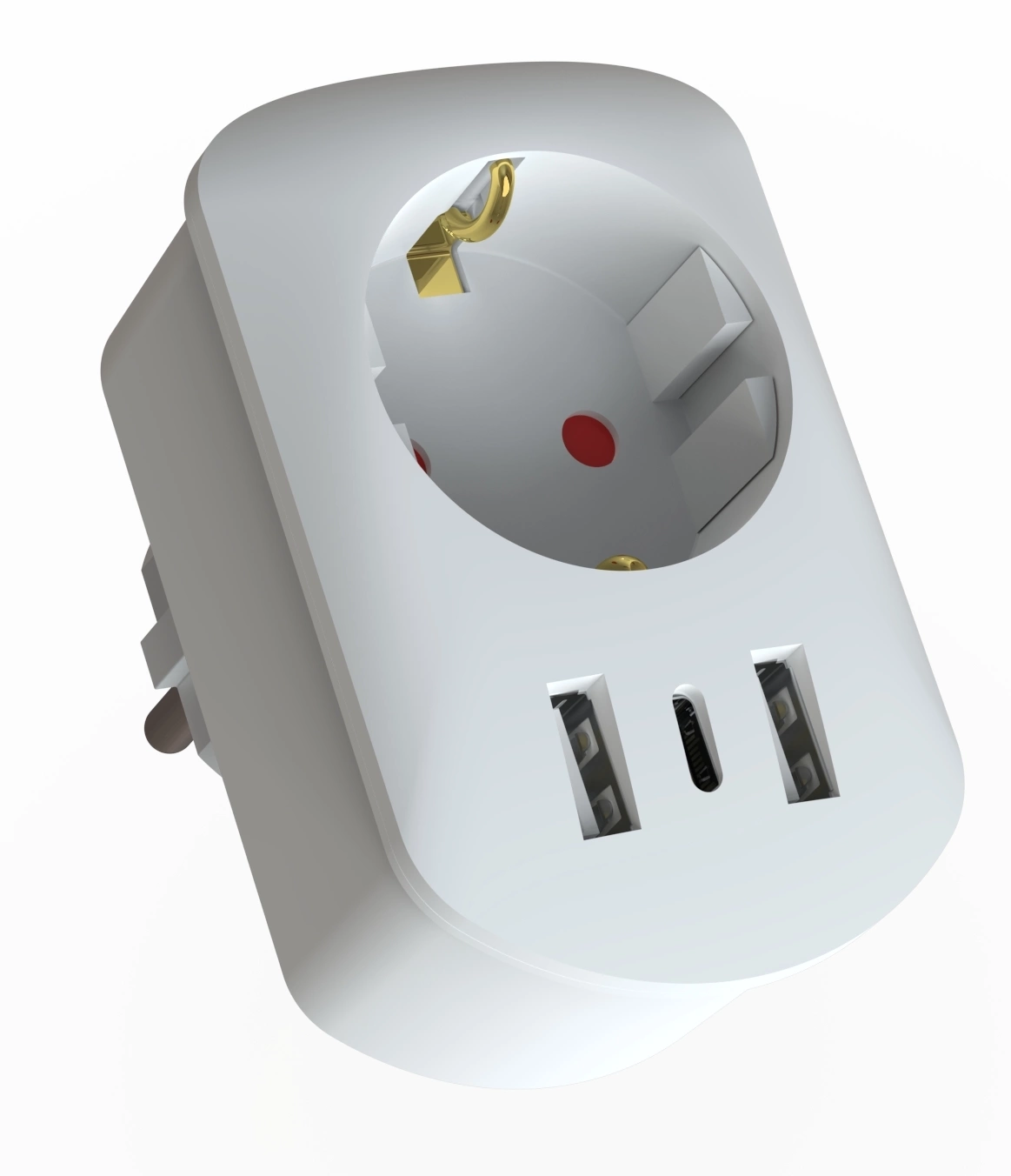 Сетевой фильтр Ritmix RM-012C (1 розетка) белый (коробка)