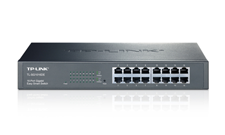 Коммутатор TP-Link TL-SG1016DE (L2) 16x1Гбит/с управляемый