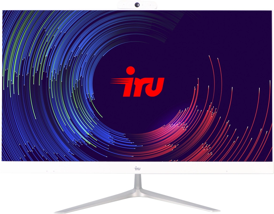 Моноблок IRU Tactio 23IBWP 23.8" Full HD i3 5005U (2) 8Gb SSD256Gb HDG5500 FreeDOS GbitEth WiFi BT 60W Cam белый 1920x1080 (RUS)