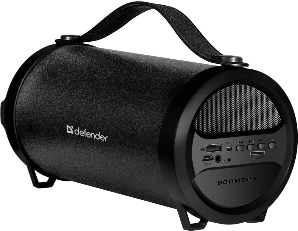 Колонка порт. Defender G24 черный 10W 1.0 BT/3.5Jack/USB 10м 1500mAh (65124)
