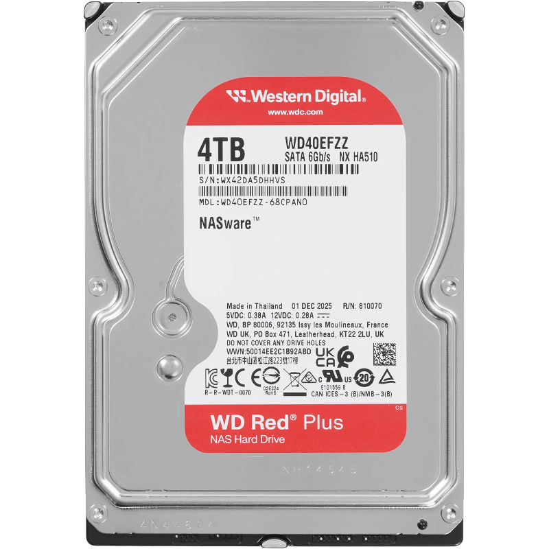 WD Red Plus NAS 4Tb (WD40EFZZ)