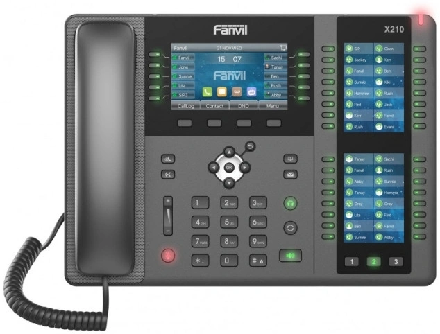 Телефон IP Fanvil X210 V2 черный