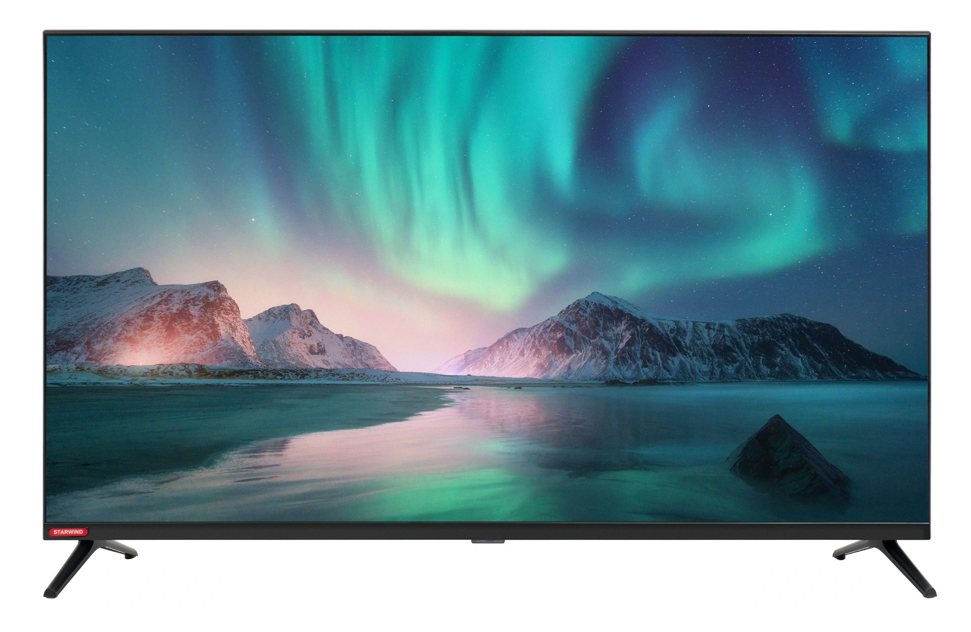 Телевизор LED Starwind 40" SW-LED40BG200 Frameless черный FULL HD 60Hz DVB-T DVB-T2 DVB-C DVB-S DVB-S2 USB