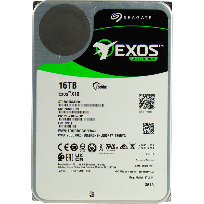 Seagate Exos X18 16Tb (ST16000NM000J)