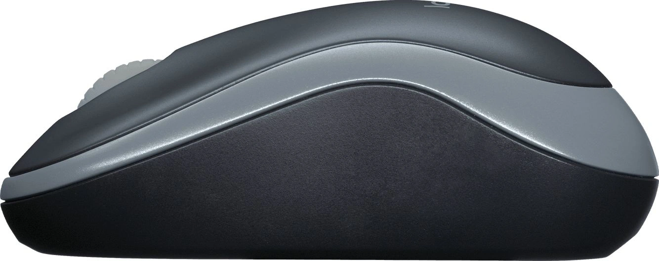 Мышь Logitech M185 черный/серый оптическая 1000dpi беспров. USB для ноутбука 2but (910-006540)