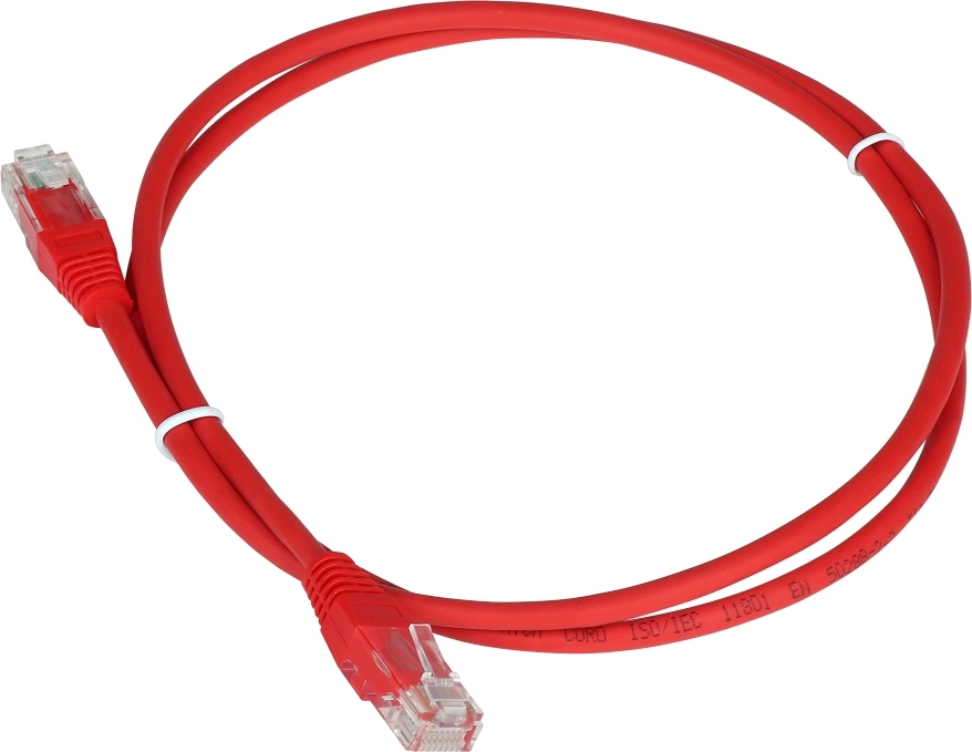 Патч-корд Lanmaster TWT-45-45-20-RD UTP RJ-45 вил.-вилка RJ-45 кат.5E 20м красный ПВХ