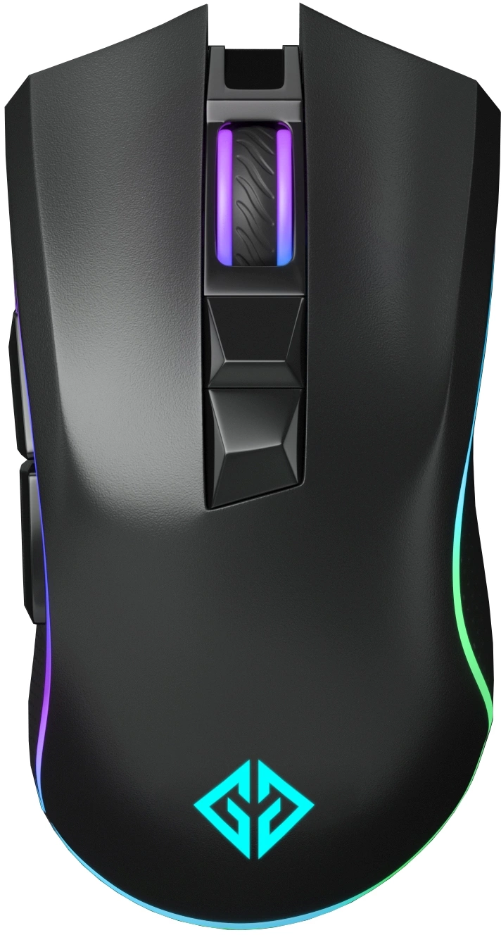 Мышь GMNG GG-MS400WO черный оптическая 10000dpi беспров. USB 7but (1899942)