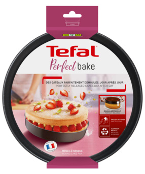 Форма для выпечки Tefal J5549602 кругл. d=24см алюминий коричневый (2100111150)