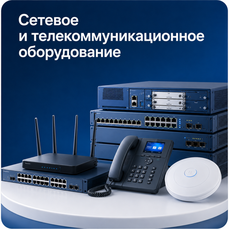 Сетевое и телекоммуникационное оборудование